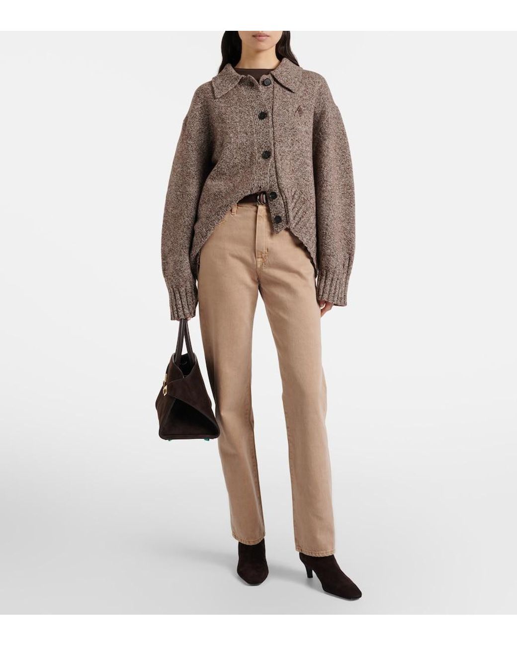 SLVRLAKE Denim Natural London High-Rise Straight Jeans