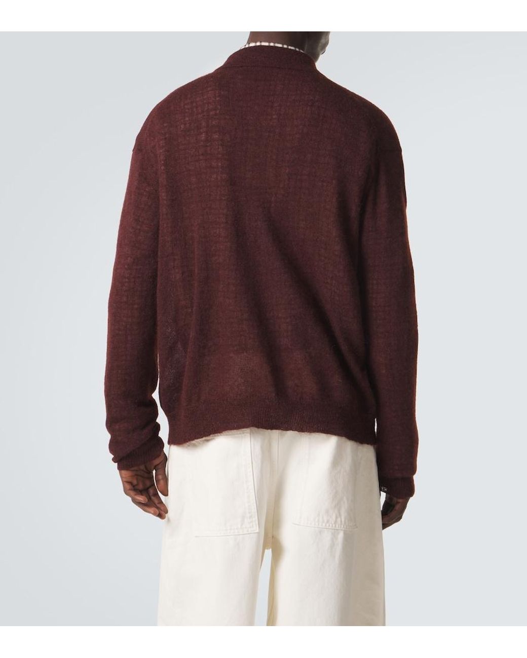 Studio Nicholson Purple Hamto Cardigan for men