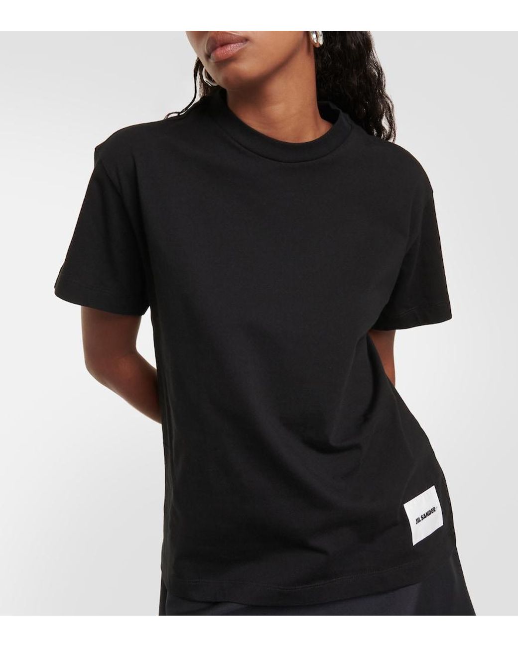 Jil Sander Black Set Of 3 Cotton Jersey T-Shirts