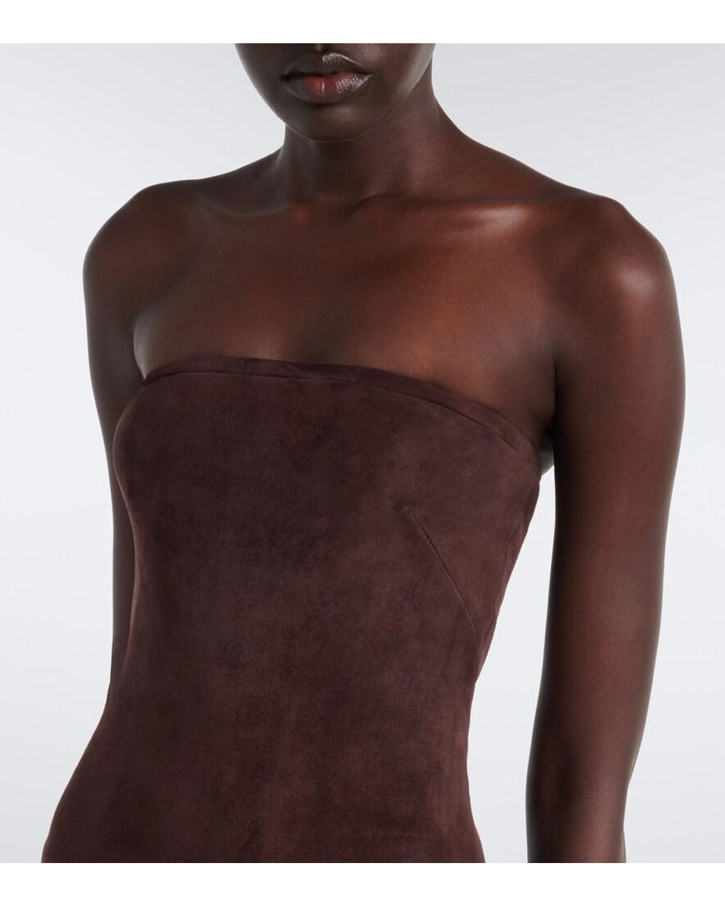 Stouls Purple Monica Suede Minidress