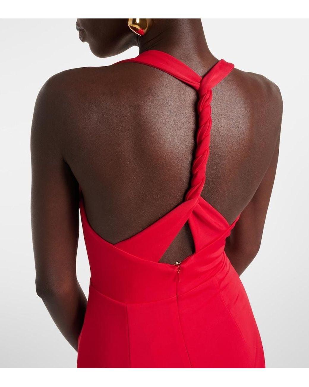 Rebecca Vallance Red Carmine Gown