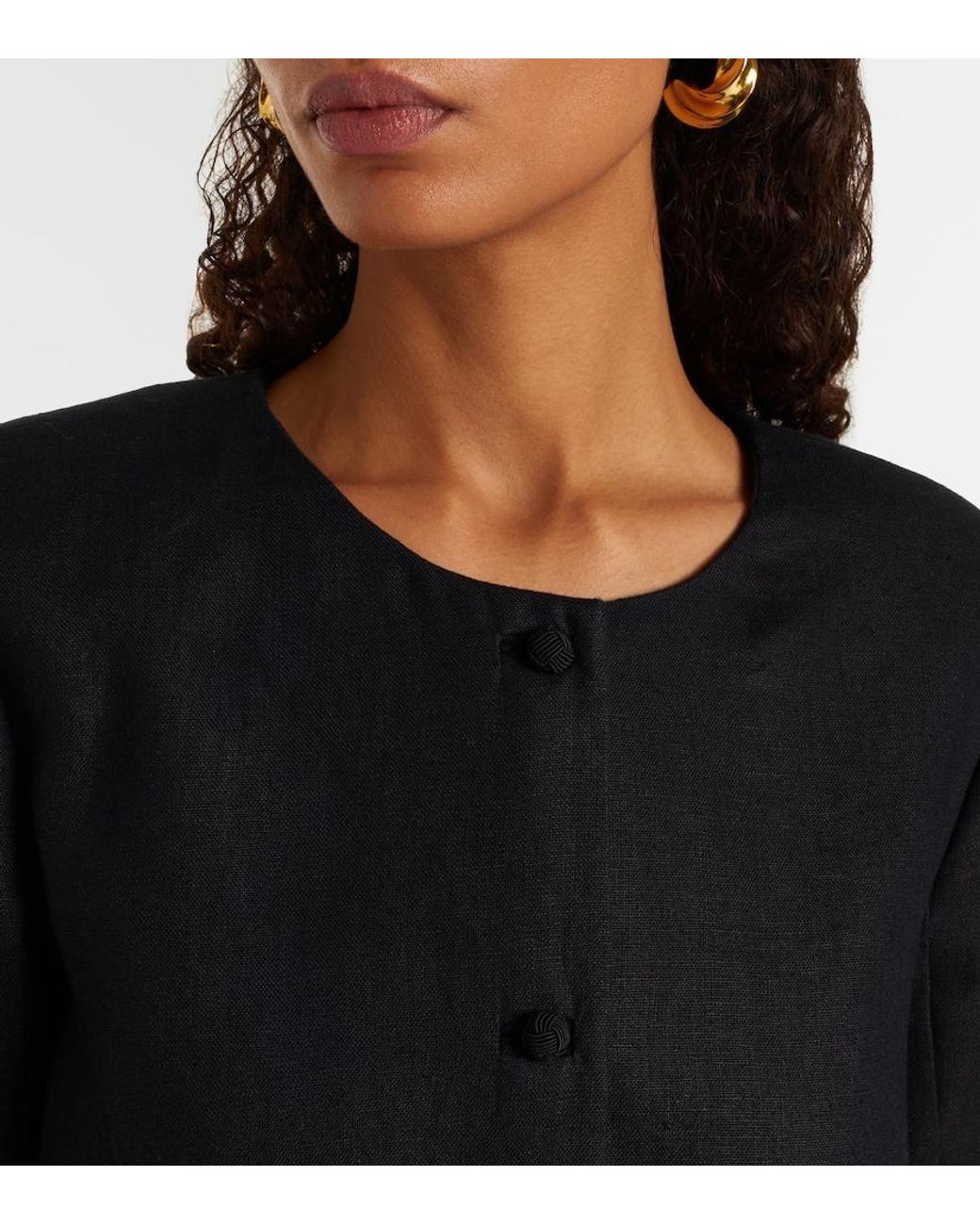 Posse Black Rio Linen Jacket