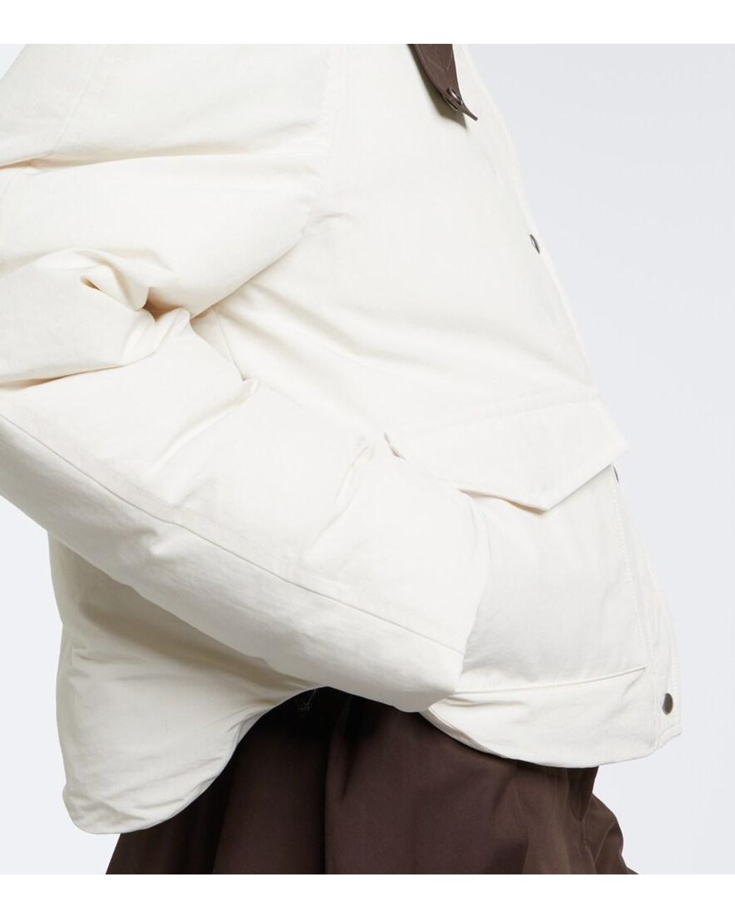 Loewe Natural Shearling-Trimmed Cotton-Blend Blouson Jacket