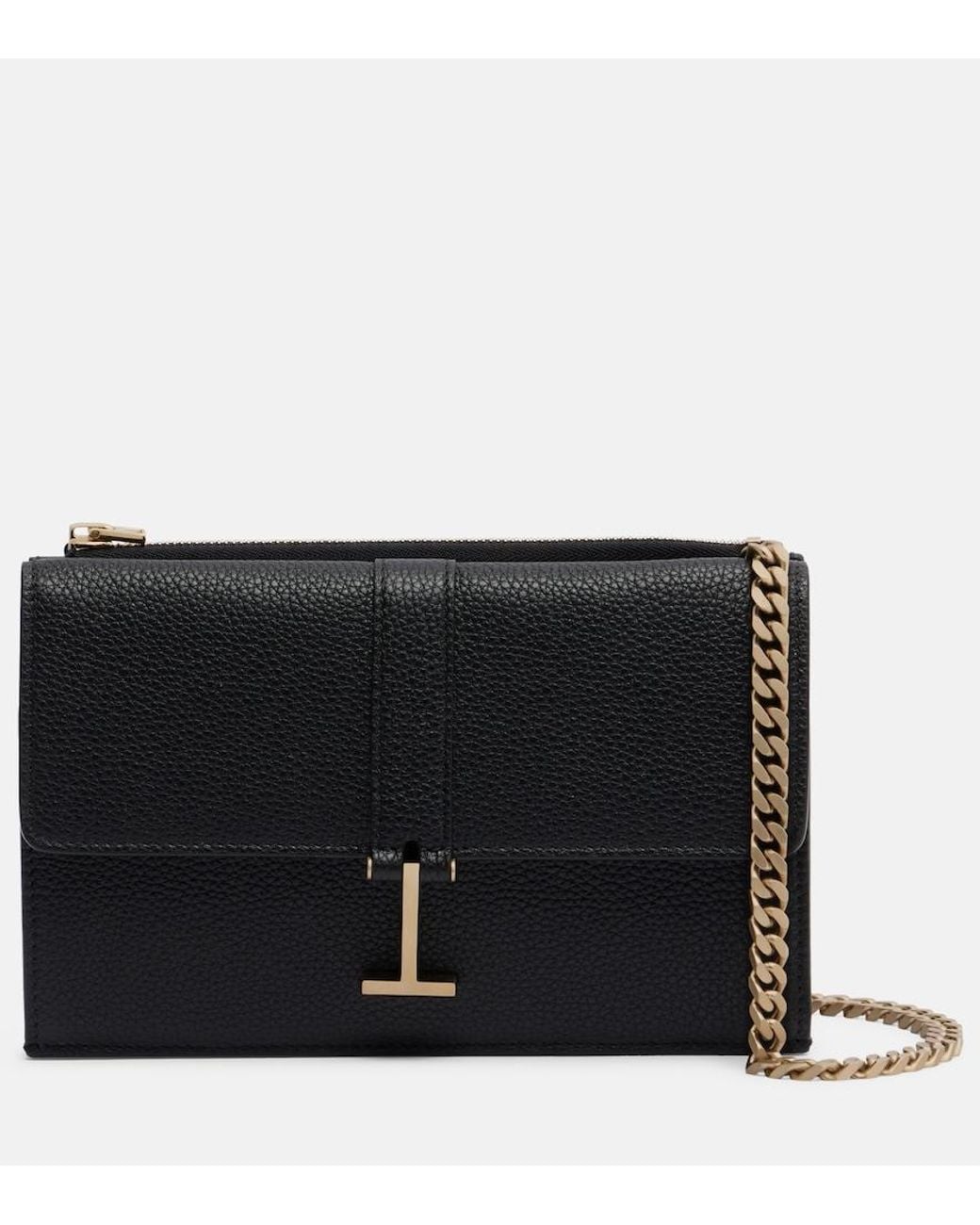 Tom Ford Black Kara Mini Leather Shoulder Bag