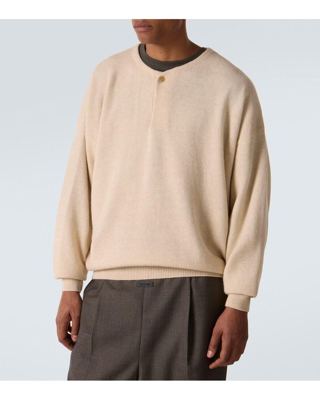 Fear Of God Natural Virgin Wool Sweater for men