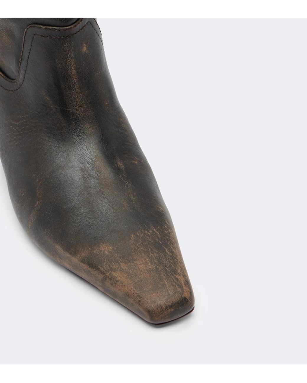 Paris Texas Black Bettina Leather Knee-High Boots