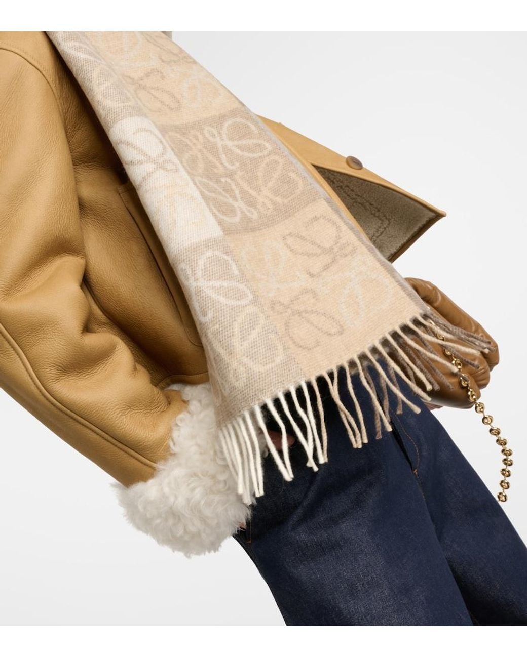 Sciarpa Anagram di Loewe in Natural