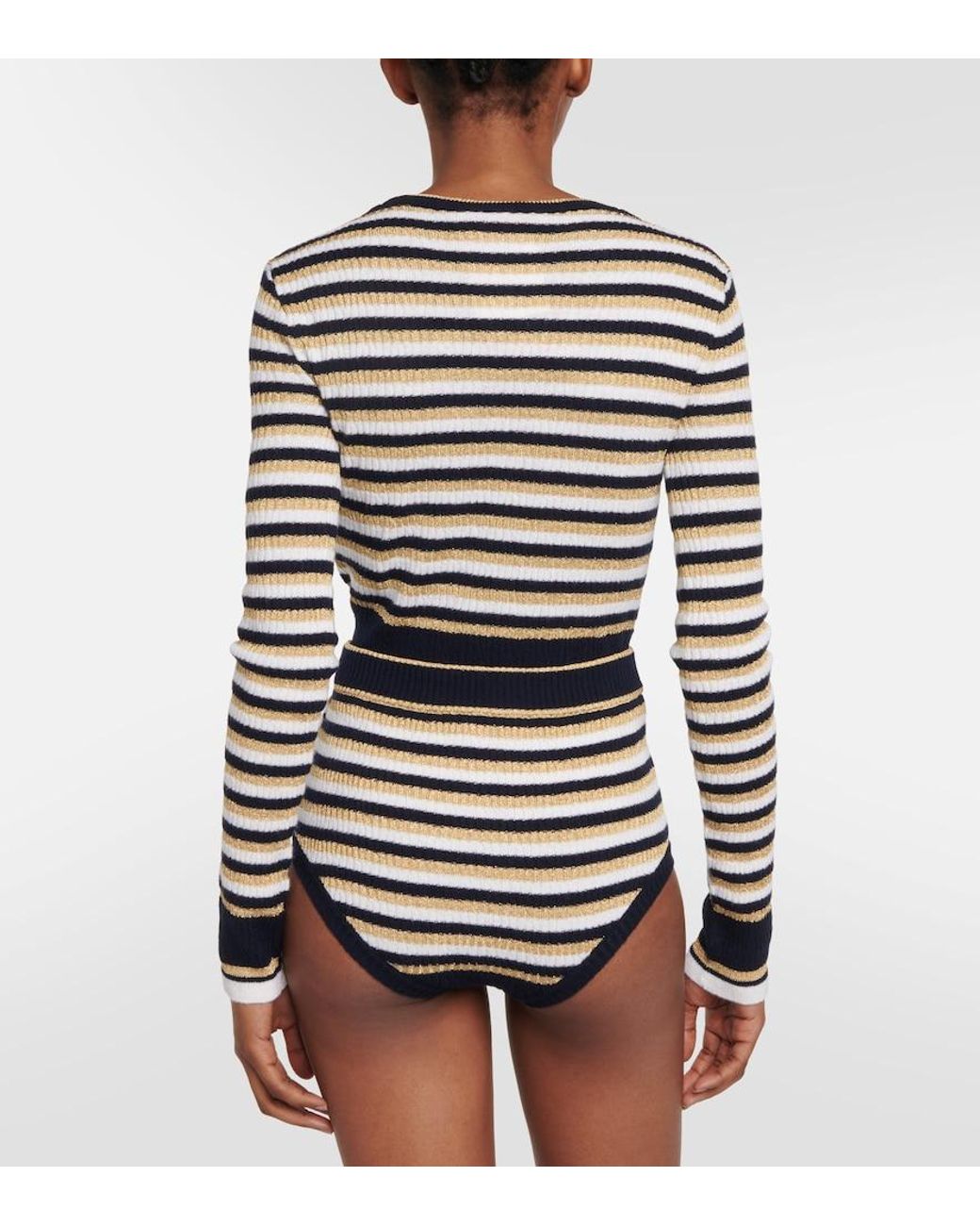 Valentino Black Roman Stud Striped Wool Shorts