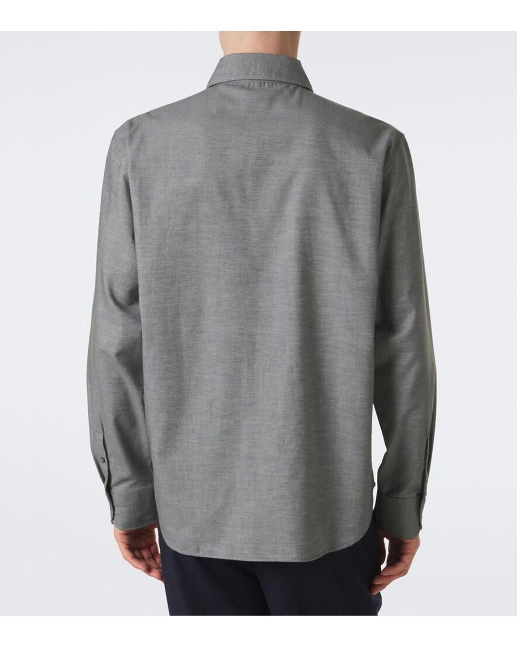STÒFFA Gray Cotton Shirt for men