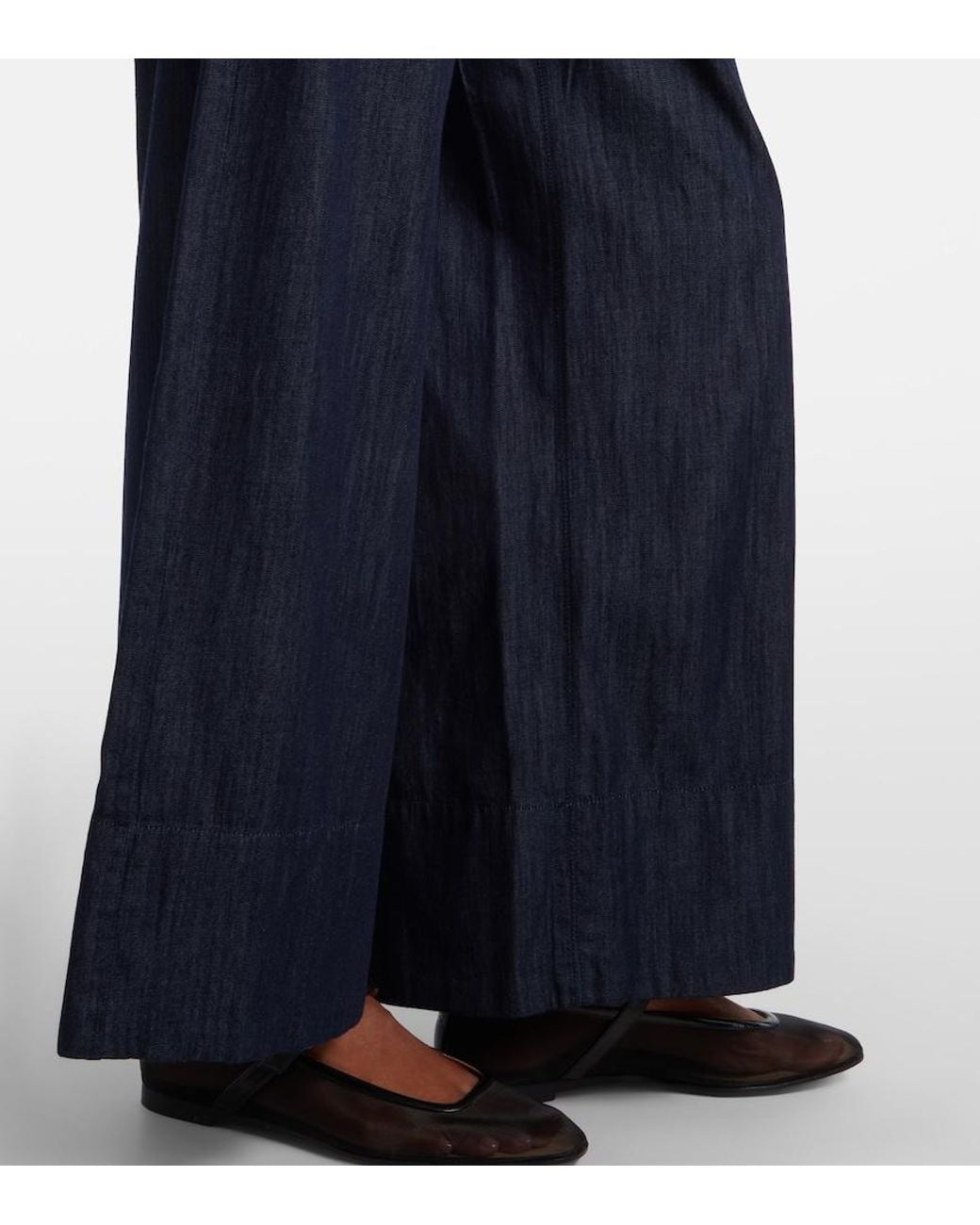 Max Mara Blue Wide-Leg Jeans