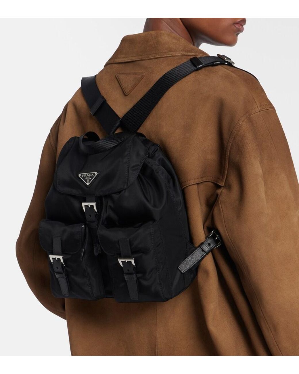 Prada Black Rucksack Re-Nylon Small
