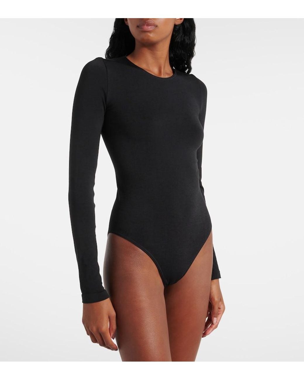 Wolford Blue Berlin Jersey Bodysuit