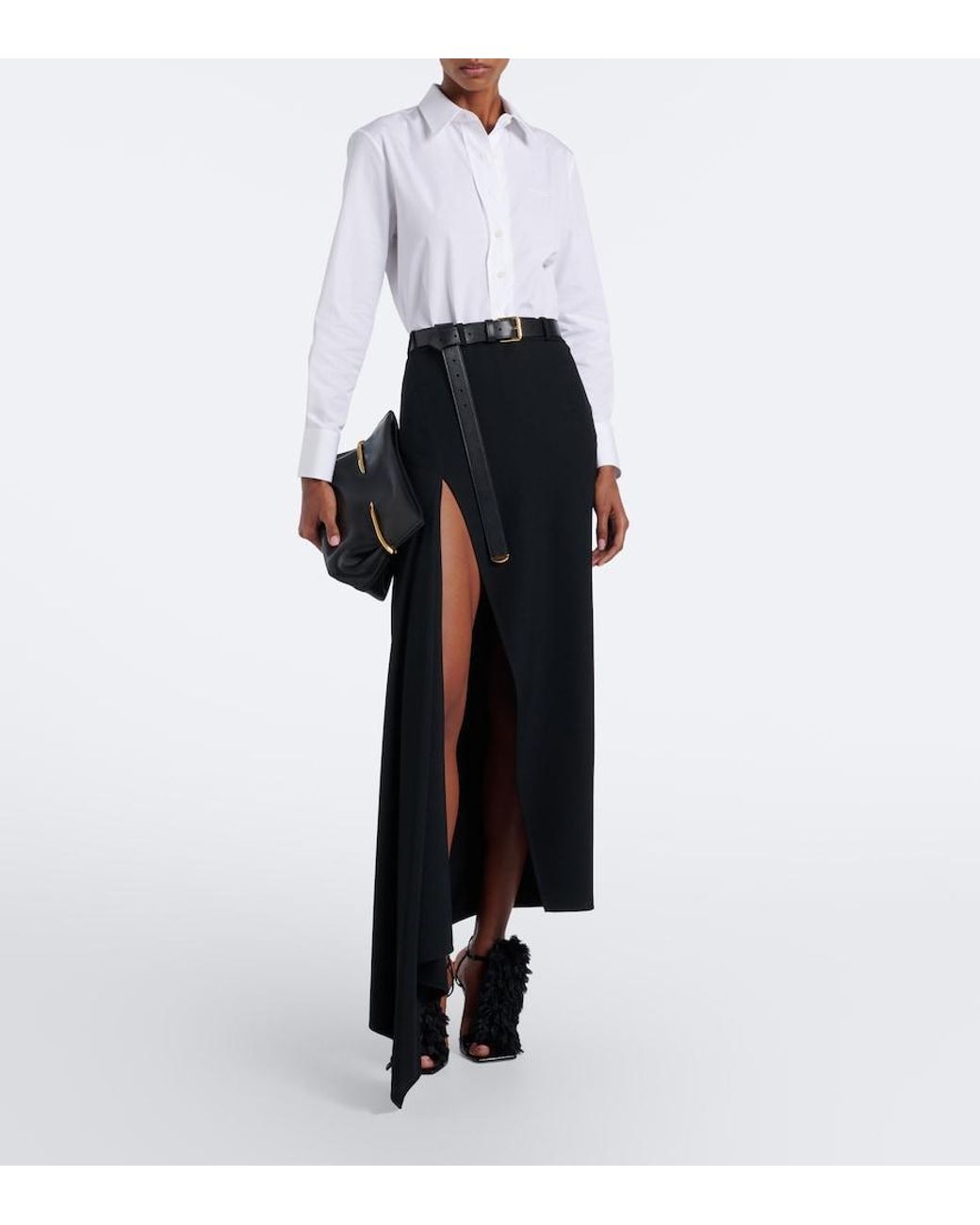 Gonna Midi di Givenchy in Black