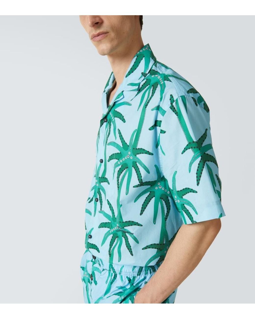 Jacquemus Blue La Chemise Jean Shirt for men