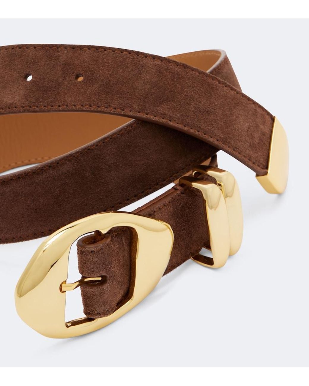 Amanu Brown Grumeti Suede Belt