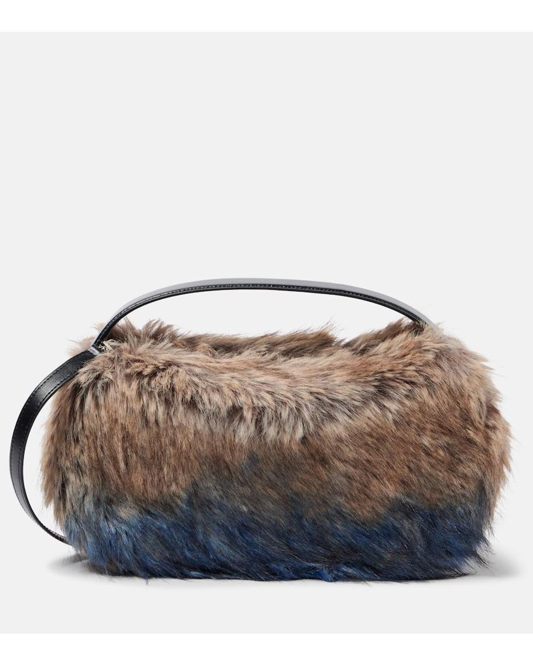 Coperni Brown Sound Swipe Leather Shoulder Bag