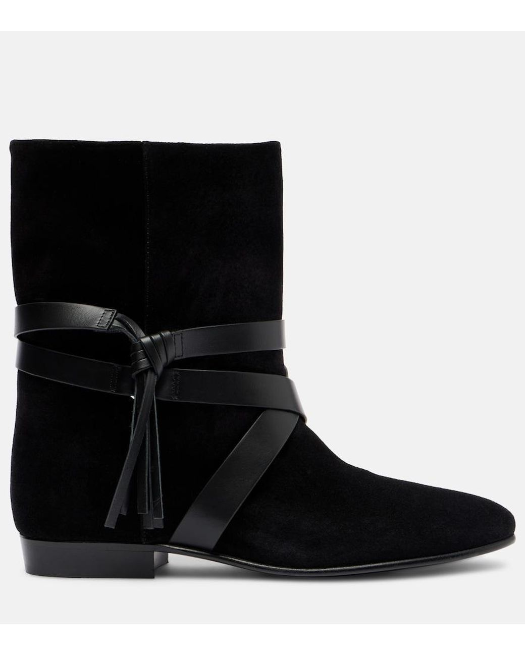 Isabel Marant Black Rejen Suede Ankle Boots