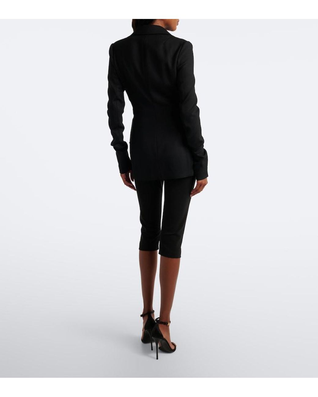Dolce & Gabbana Black Cropped Leggings
