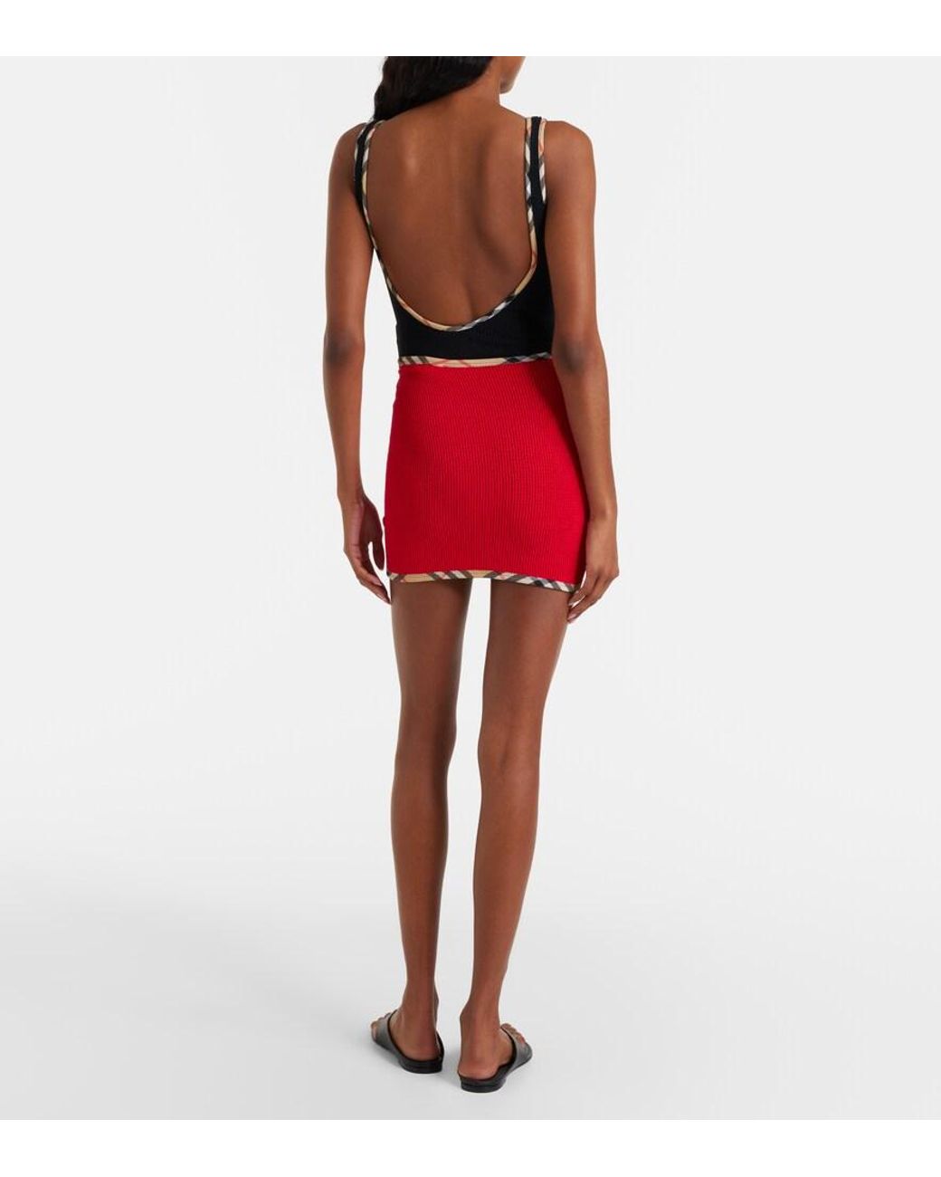 Burberry Red X Hunza G Devyn Beach Cover-Up