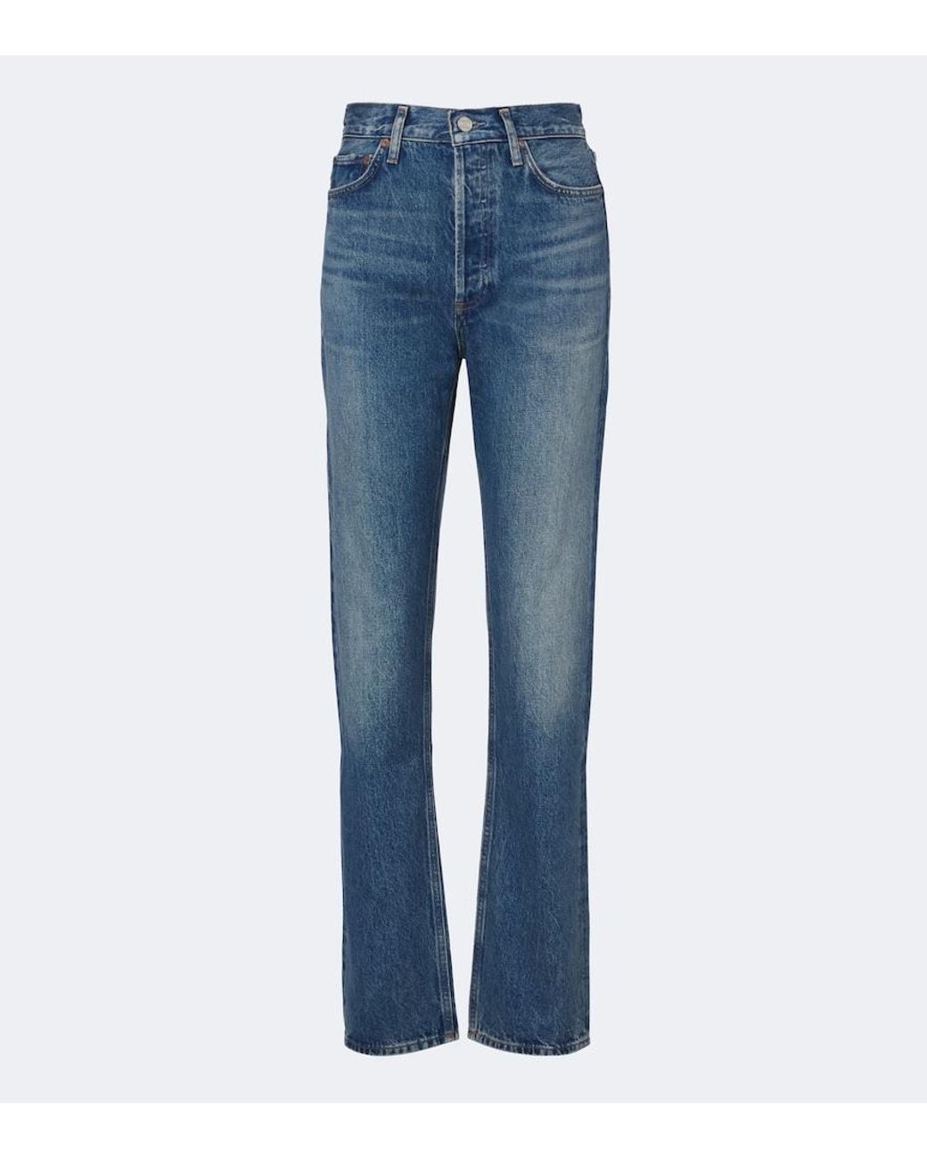 Agolde Blue 90's Pinch Straight Jeans