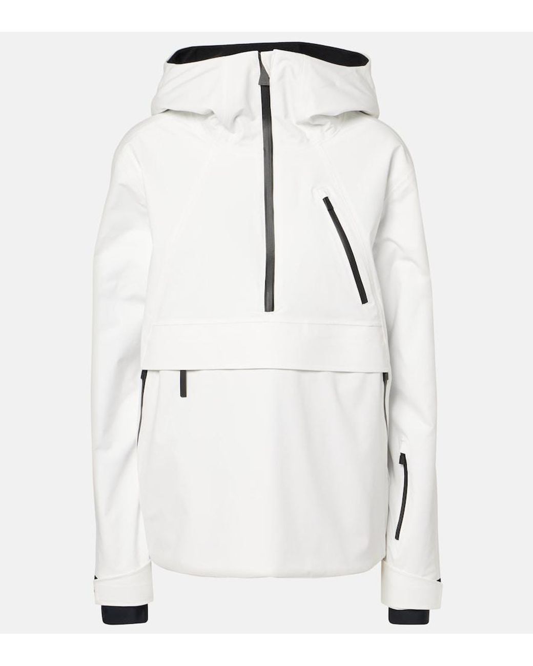 Aztech Mountain White Hayden 3L Half-Zip Hoodie