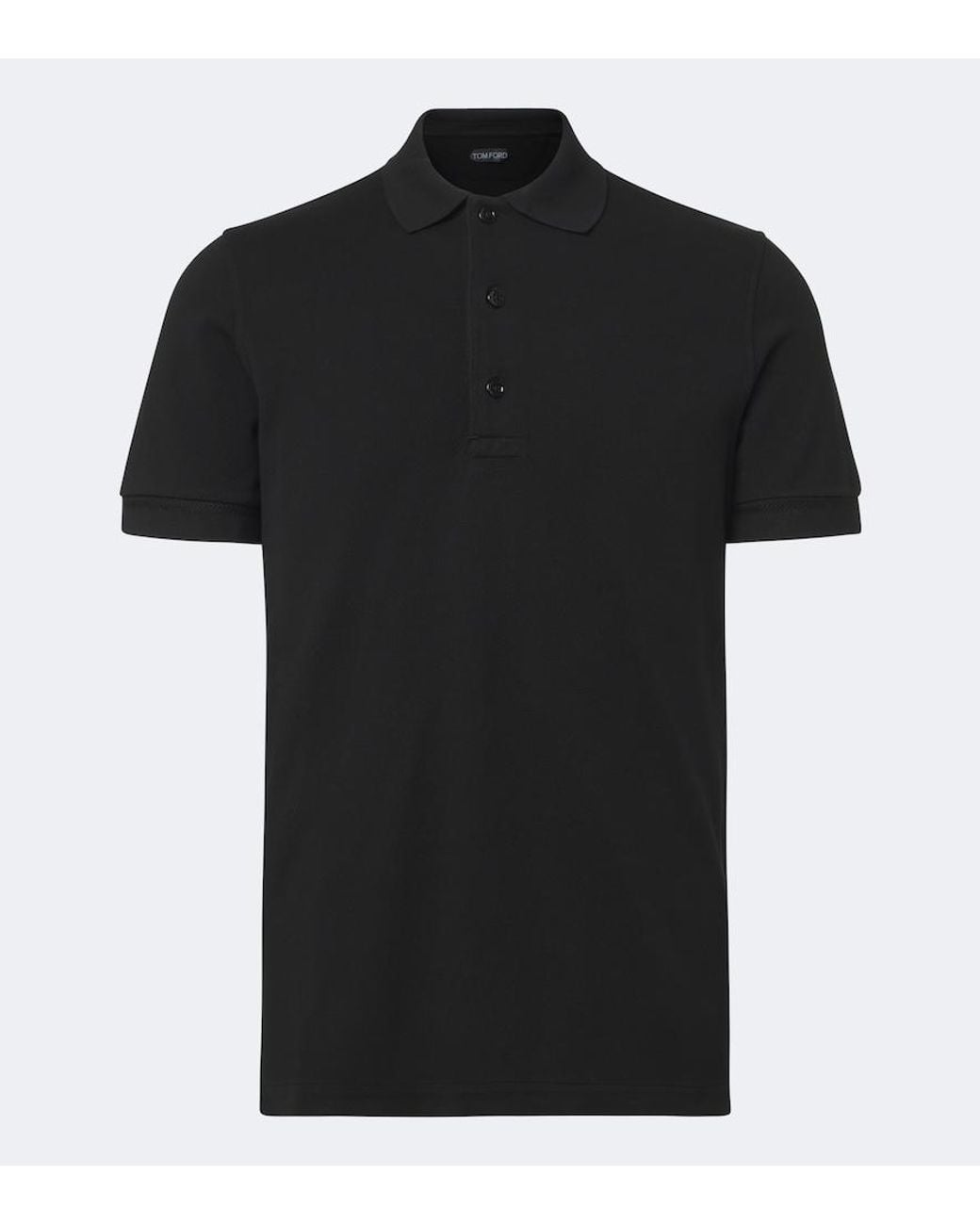 Polo Tom Ford pour homme en coloris Black