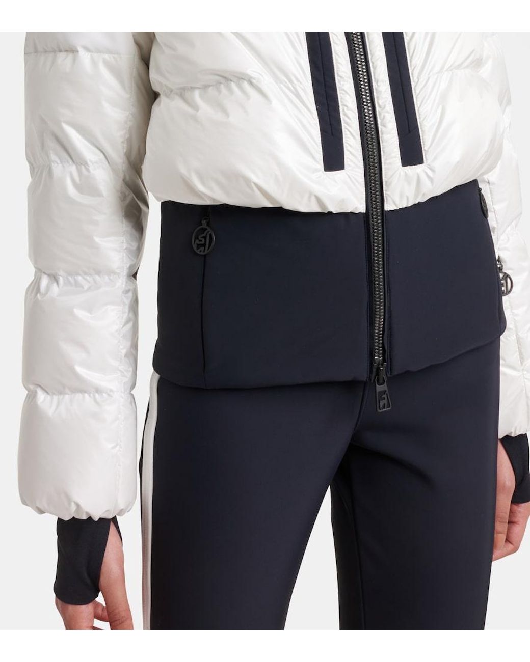 Toni Sailer White Bernadette Ski Jacket