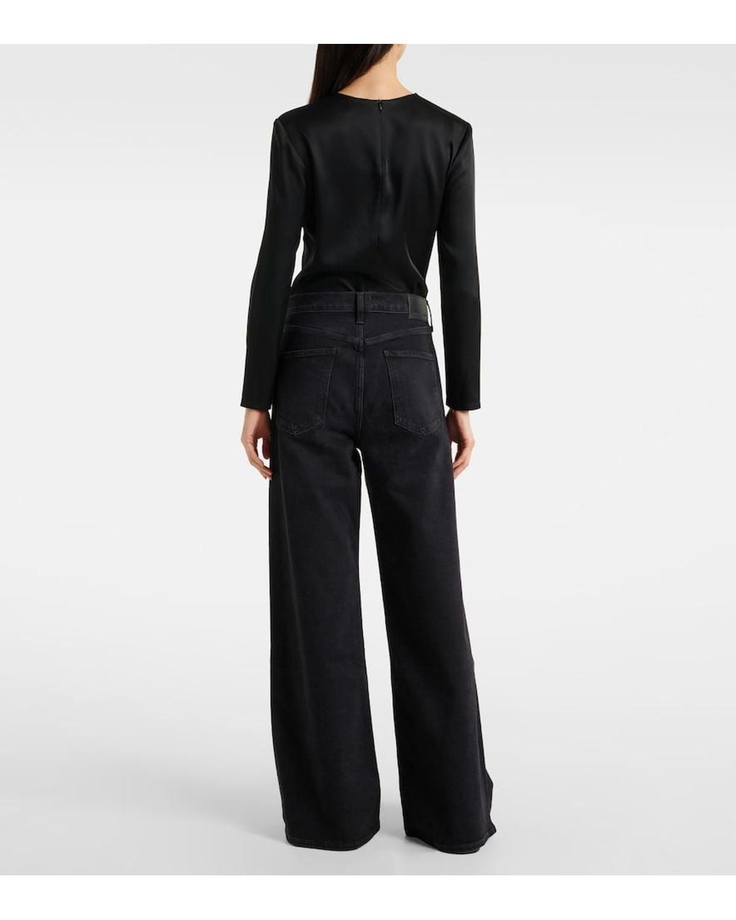Citizens of Humanity Blue Paloma High-Rise Wide-Leg Jeans