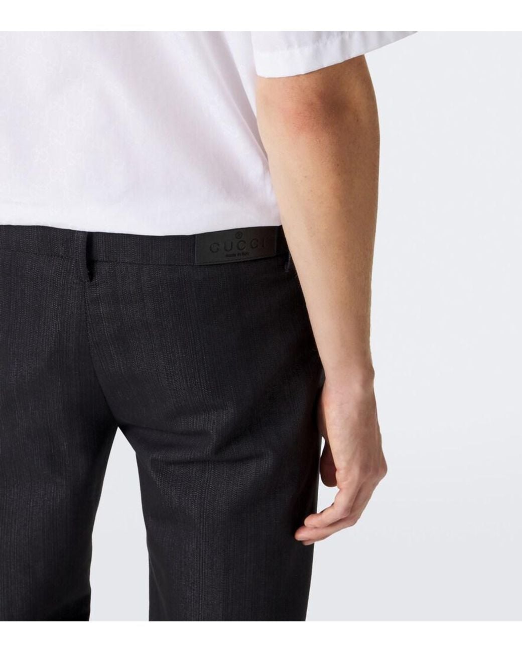 Gucci Blue Straight Jeans for men