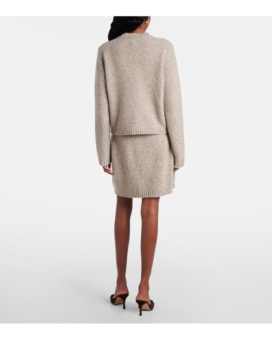 Jardin Des Orangers Natural Cashmere-Blend Cardigan