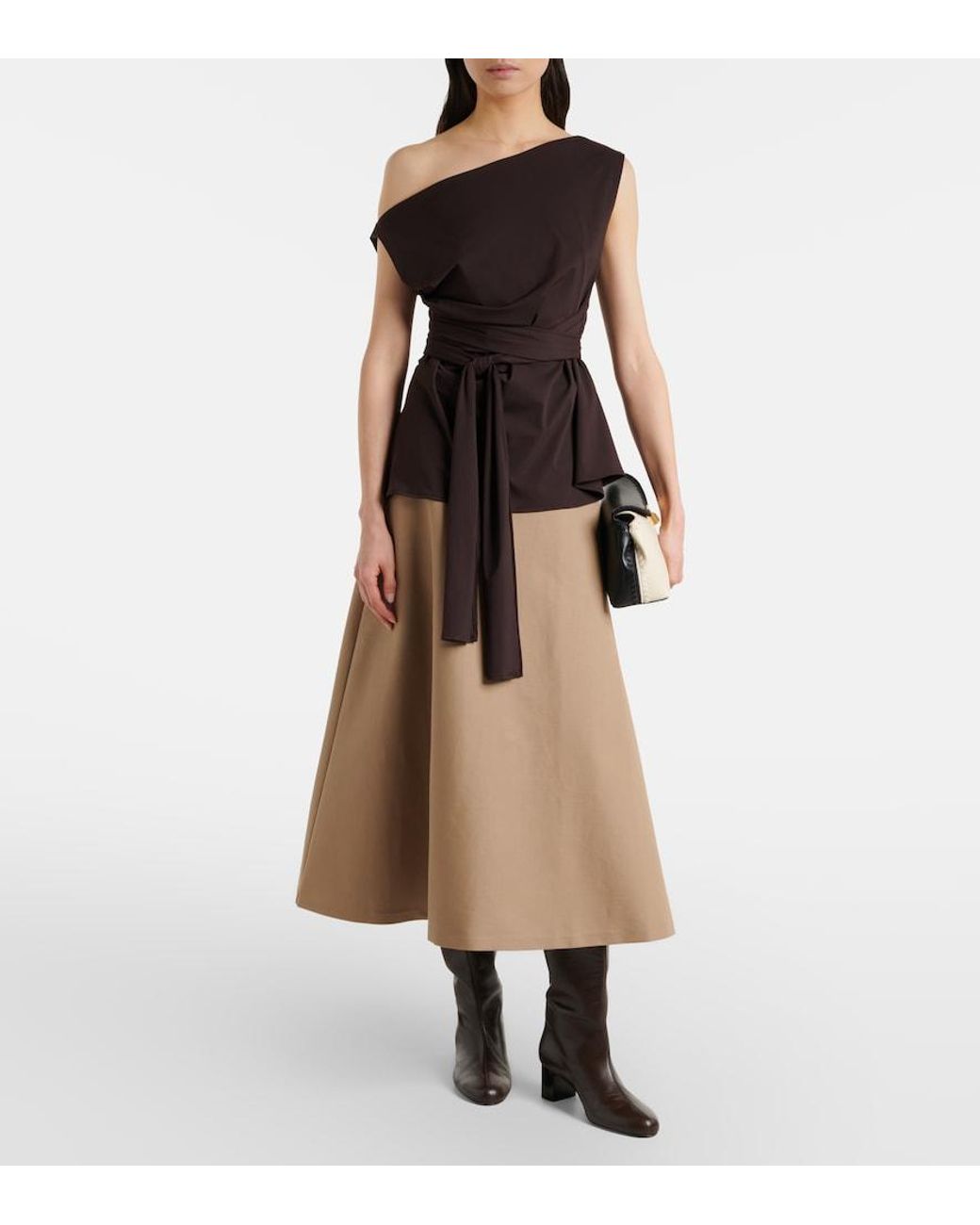 Rohe Natural Cotton Midi Skirt