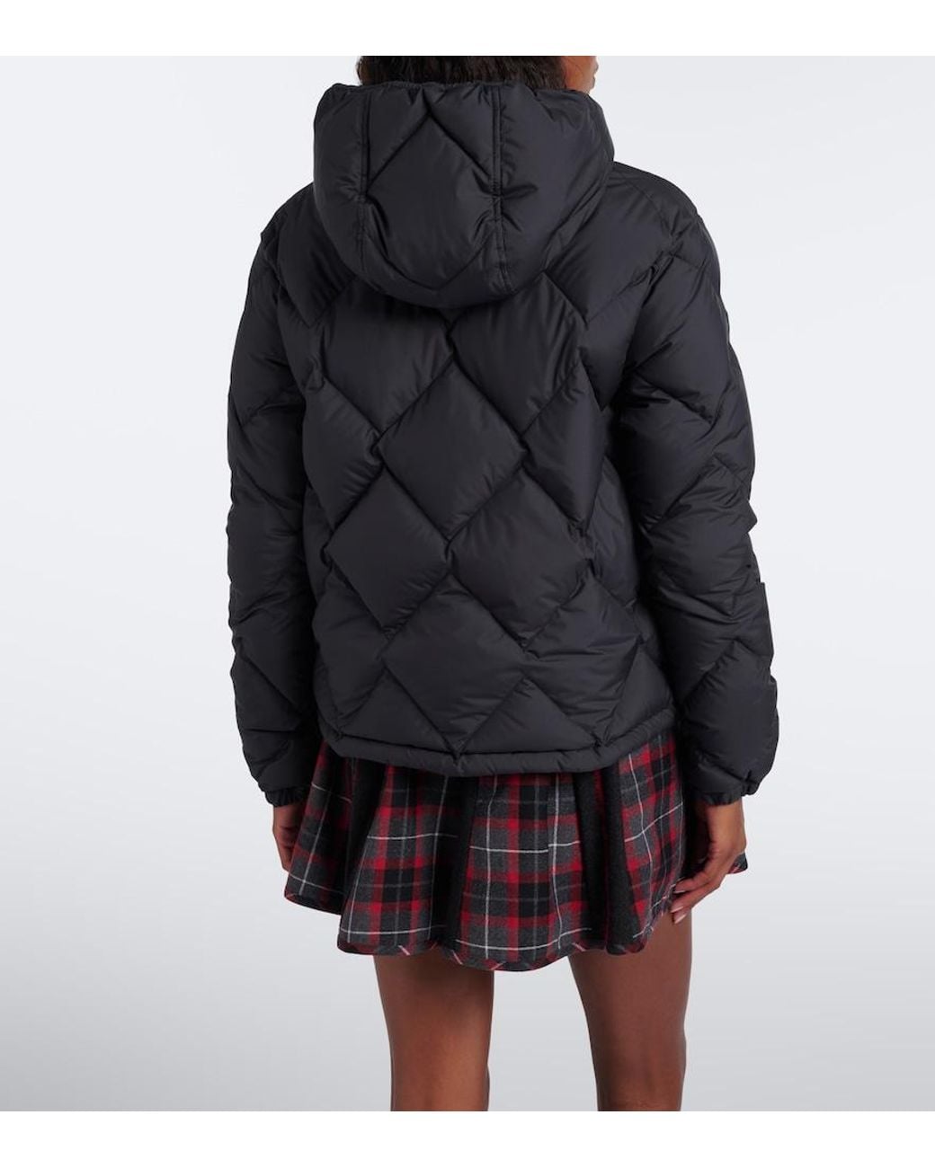 Moncler Black Arvouinne Hooded Quilted Down Jacket