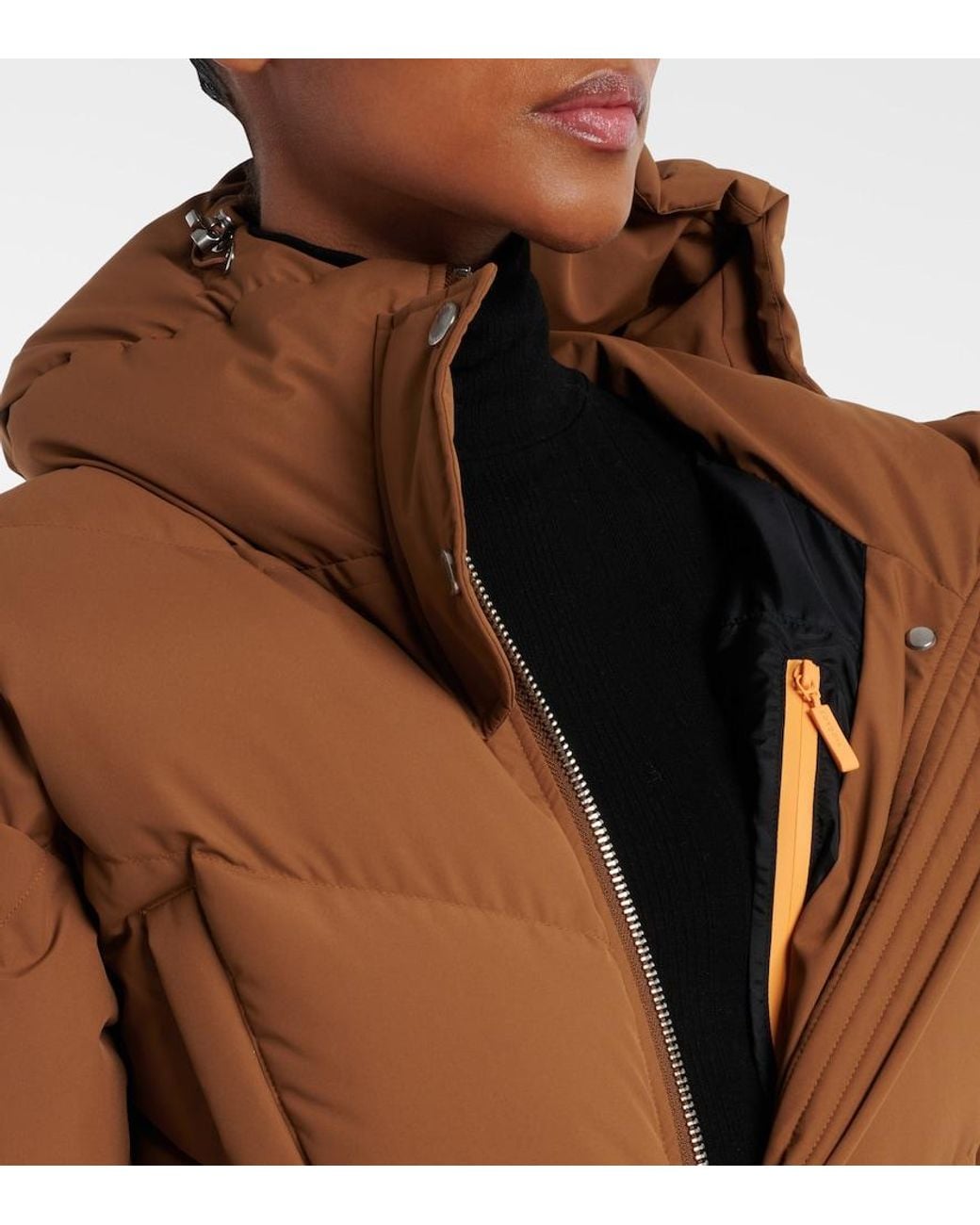 CORDOVA Brown Ajax Quilted Down Ski Suit