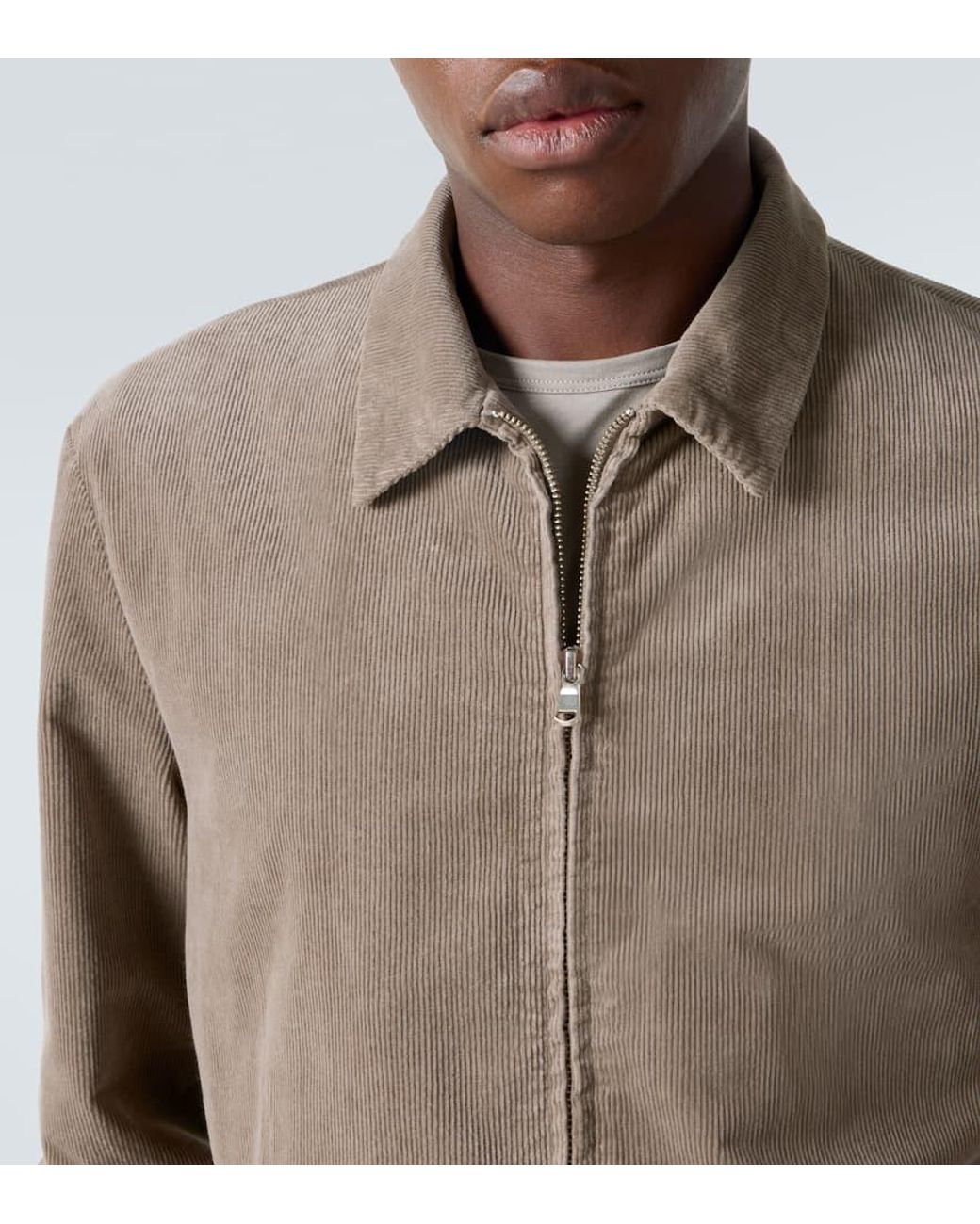 Sunspel Natural Cotton Corduroy Jacket for men