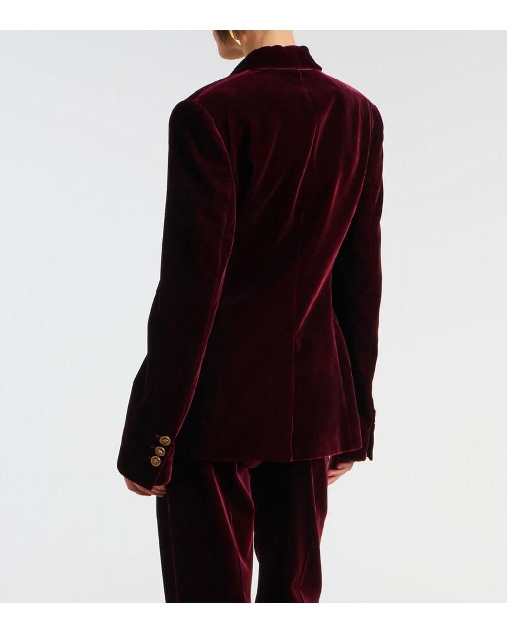 Versace Purple Velvet Blazer