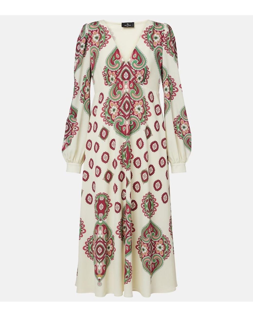 Robe Midi Imprimee Etro en coloris Multicolor