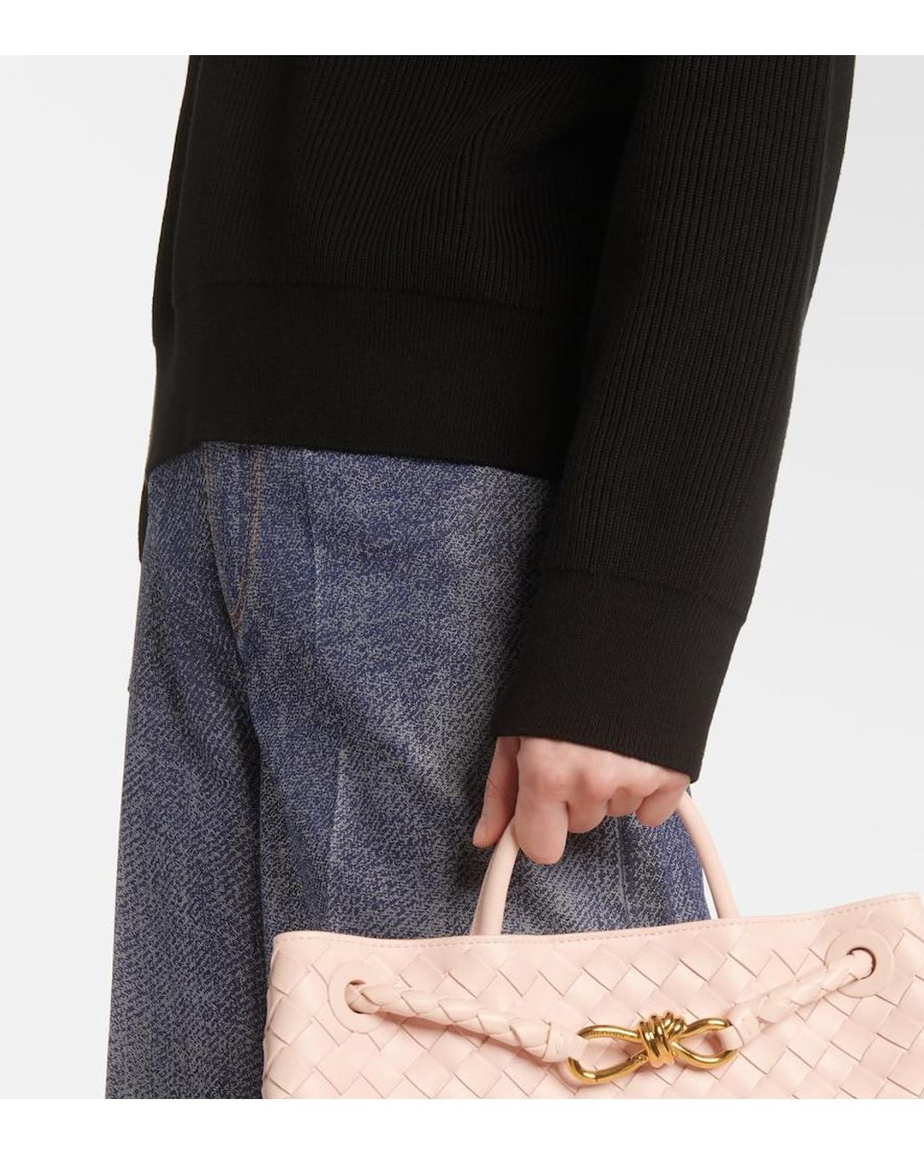 Bottega Veneta Black Cotton Sweater