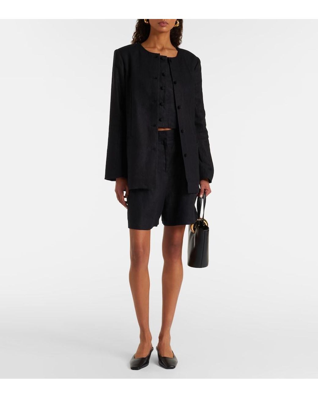 Posse Black Rio Linen Jacket