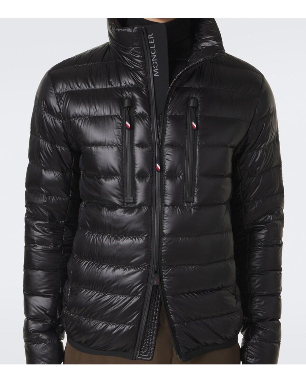 Moncler Black Hers Down-Paneled Ski Jacket for men
