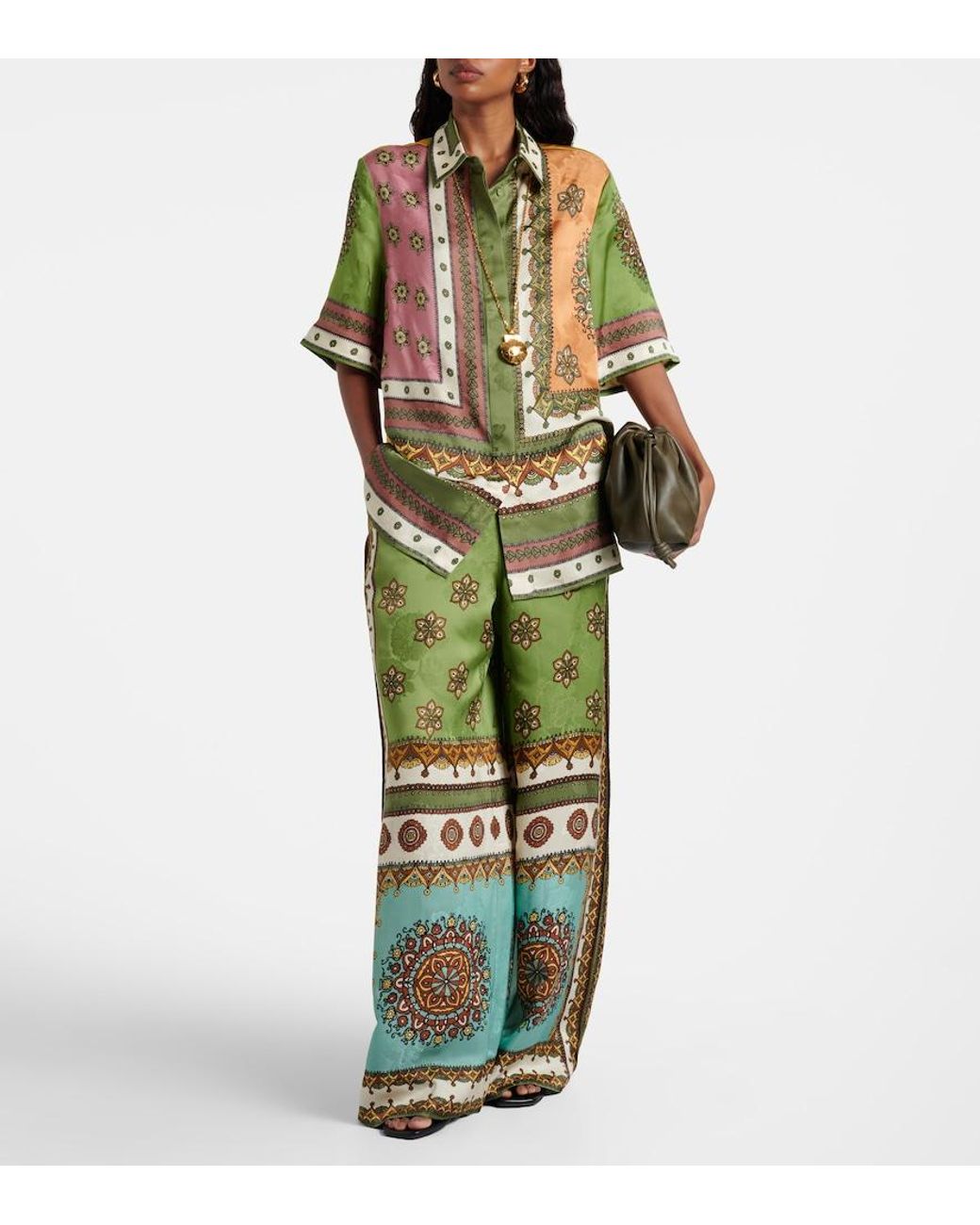ALÉMAIS Multicolor Contina Jacquard Shirt