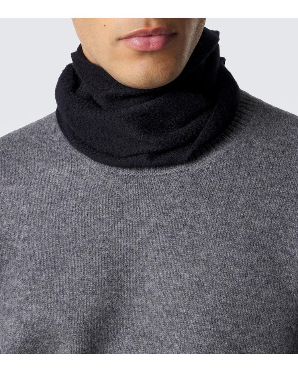 Bufanda De Cachemir Prada de hombre de color Black