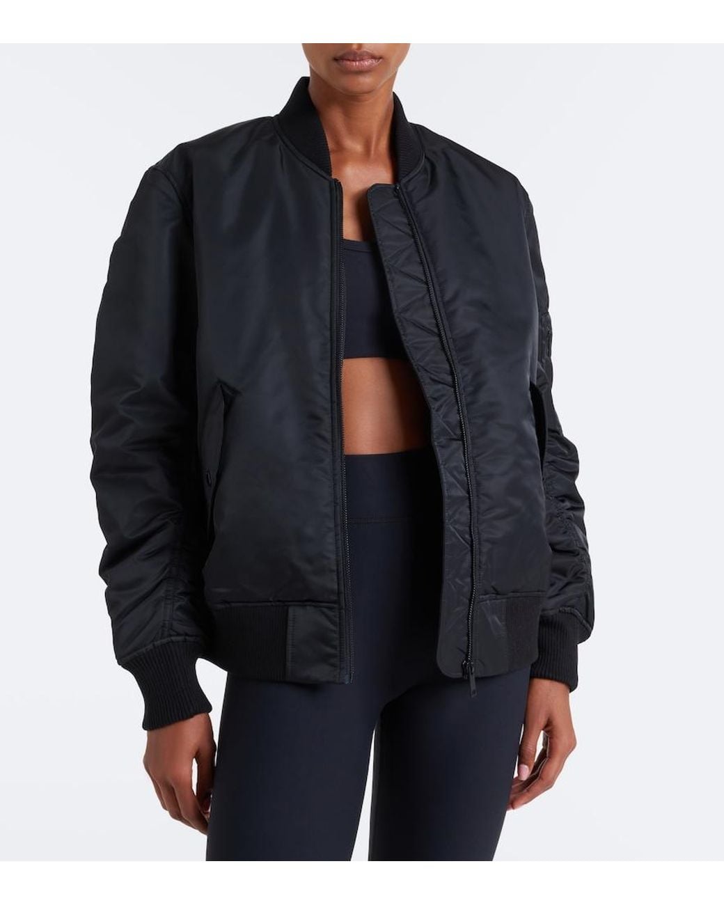 The Upside Black Tribute Bomber Jacket
