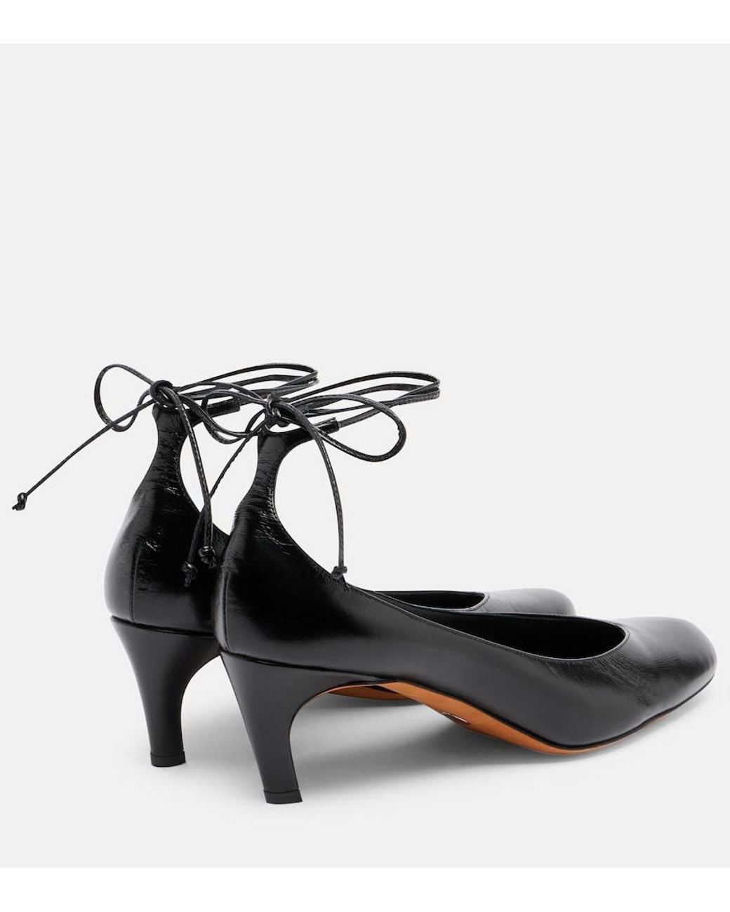 Proenza Schouler Black Uma 60 Leather Pumps