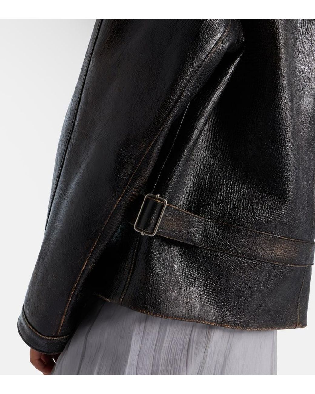Prada Black Leather Jacket