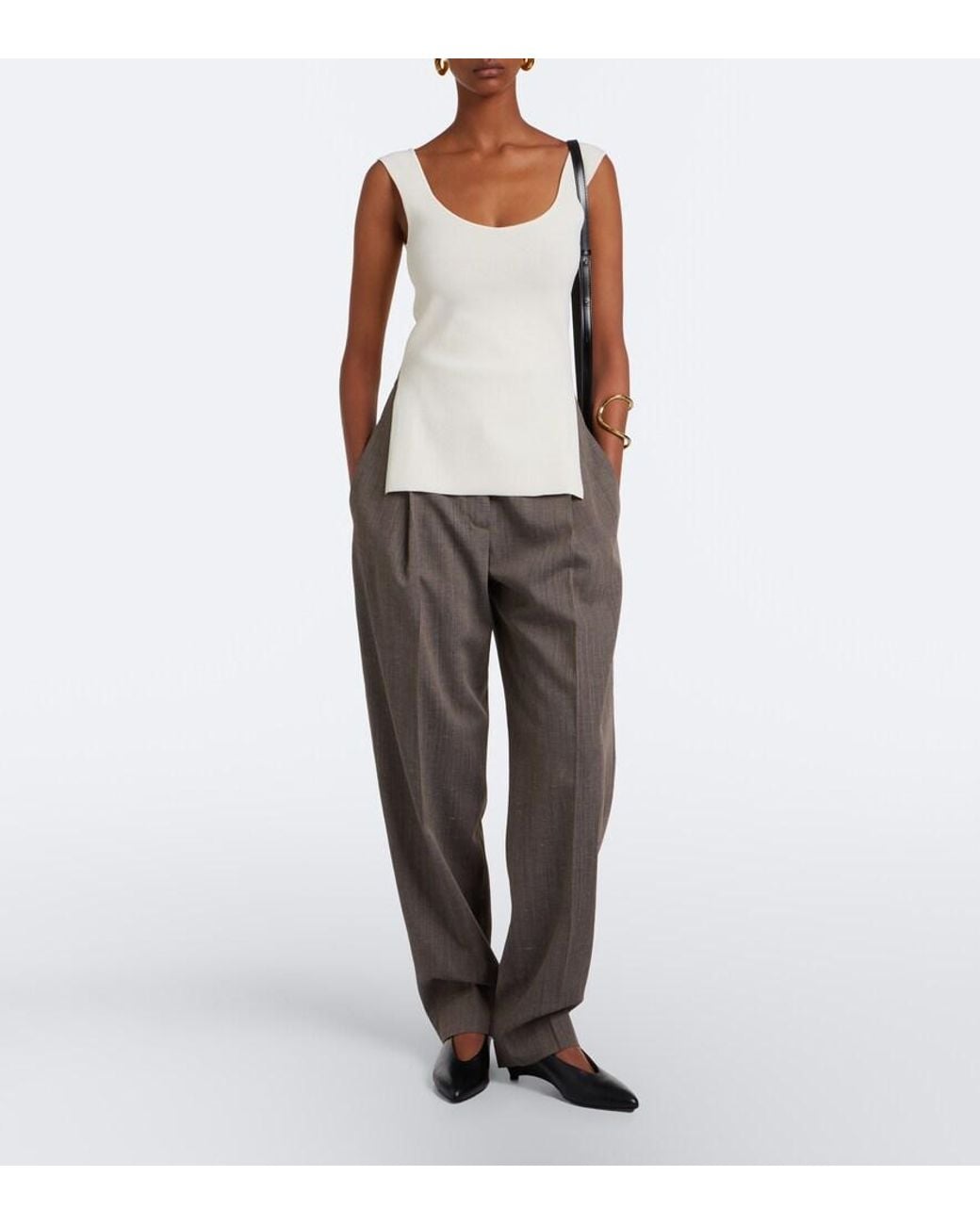 Rohe White Knitted Top