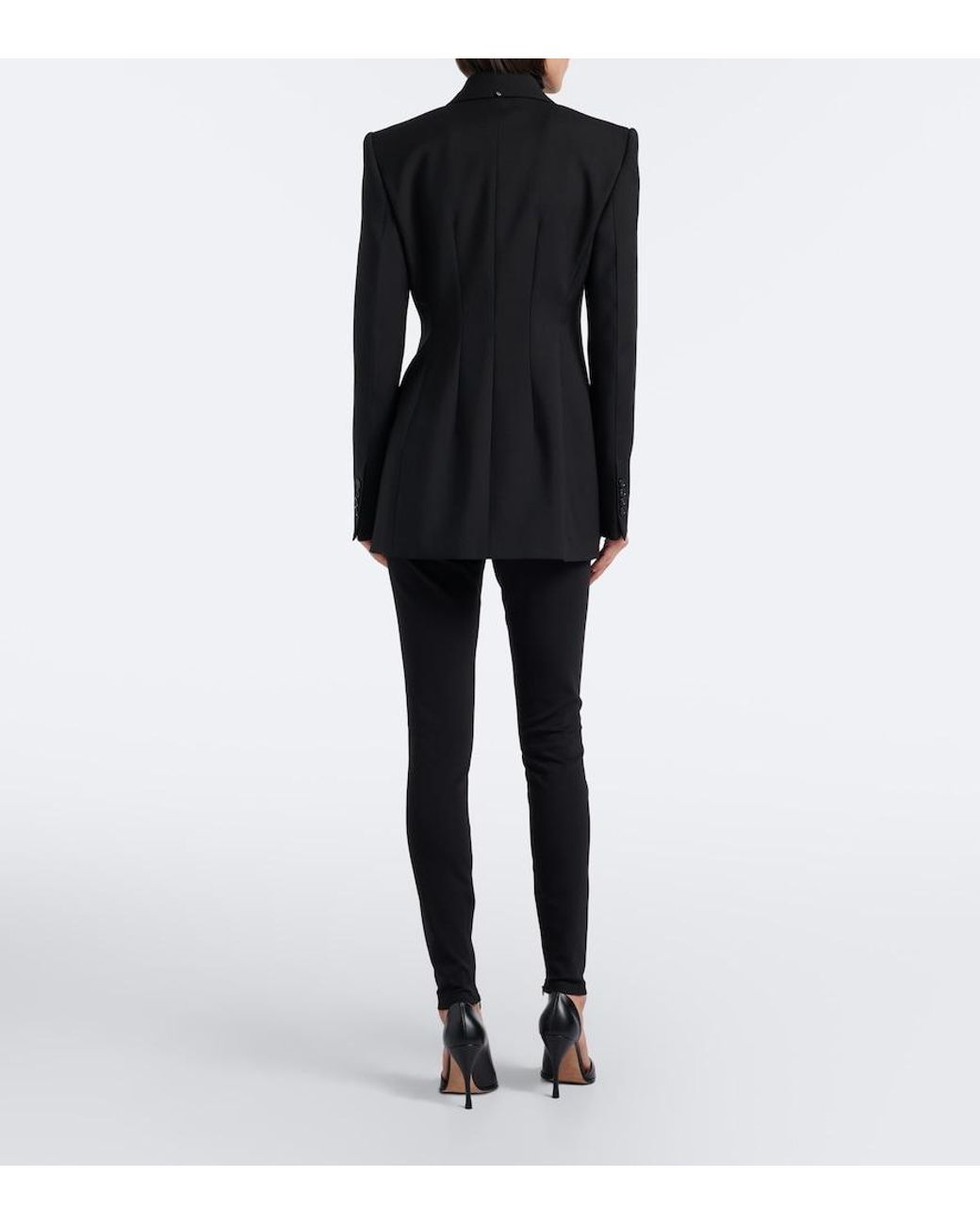 Sportmax Black Jersey Leggings