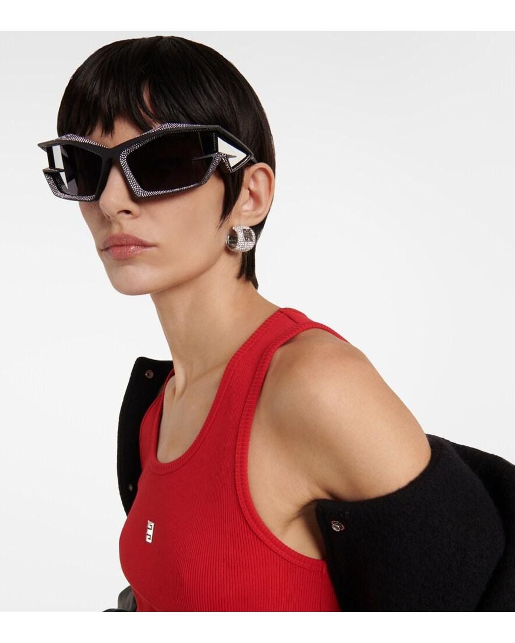 Givenchy Black Giv Cut Sunglasses