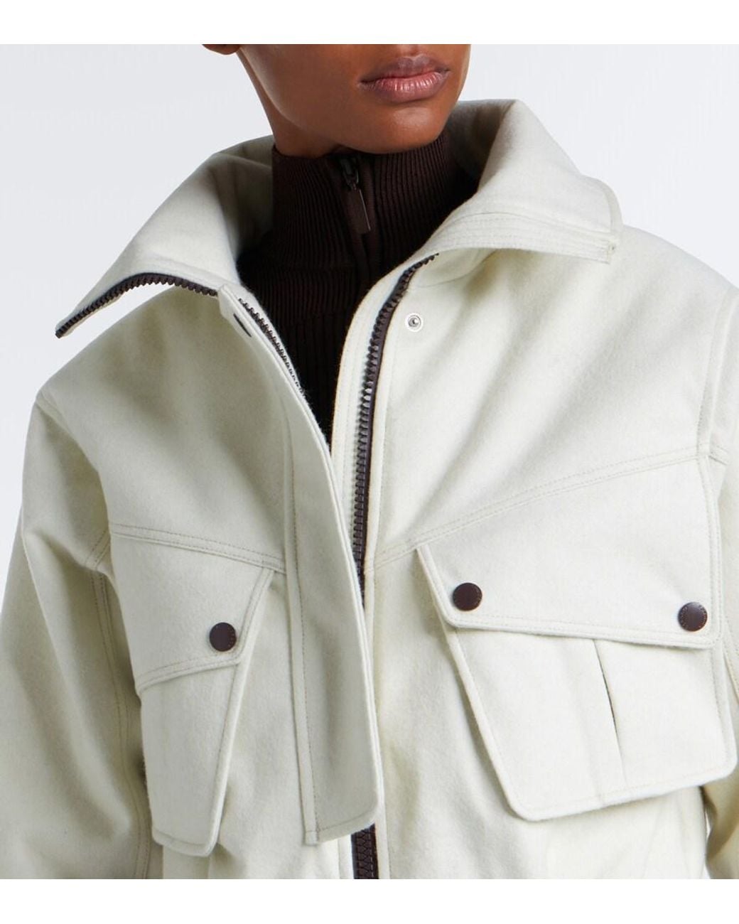 CORDOVA White Telluride Belted Wool-Trimmed Ski Suit