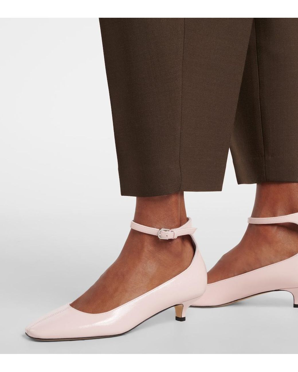 Totême Pink Leather Pumps