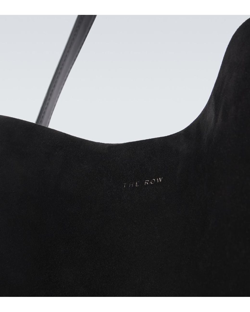 The Row Black N/S Park Large Suede Tote Bag for men